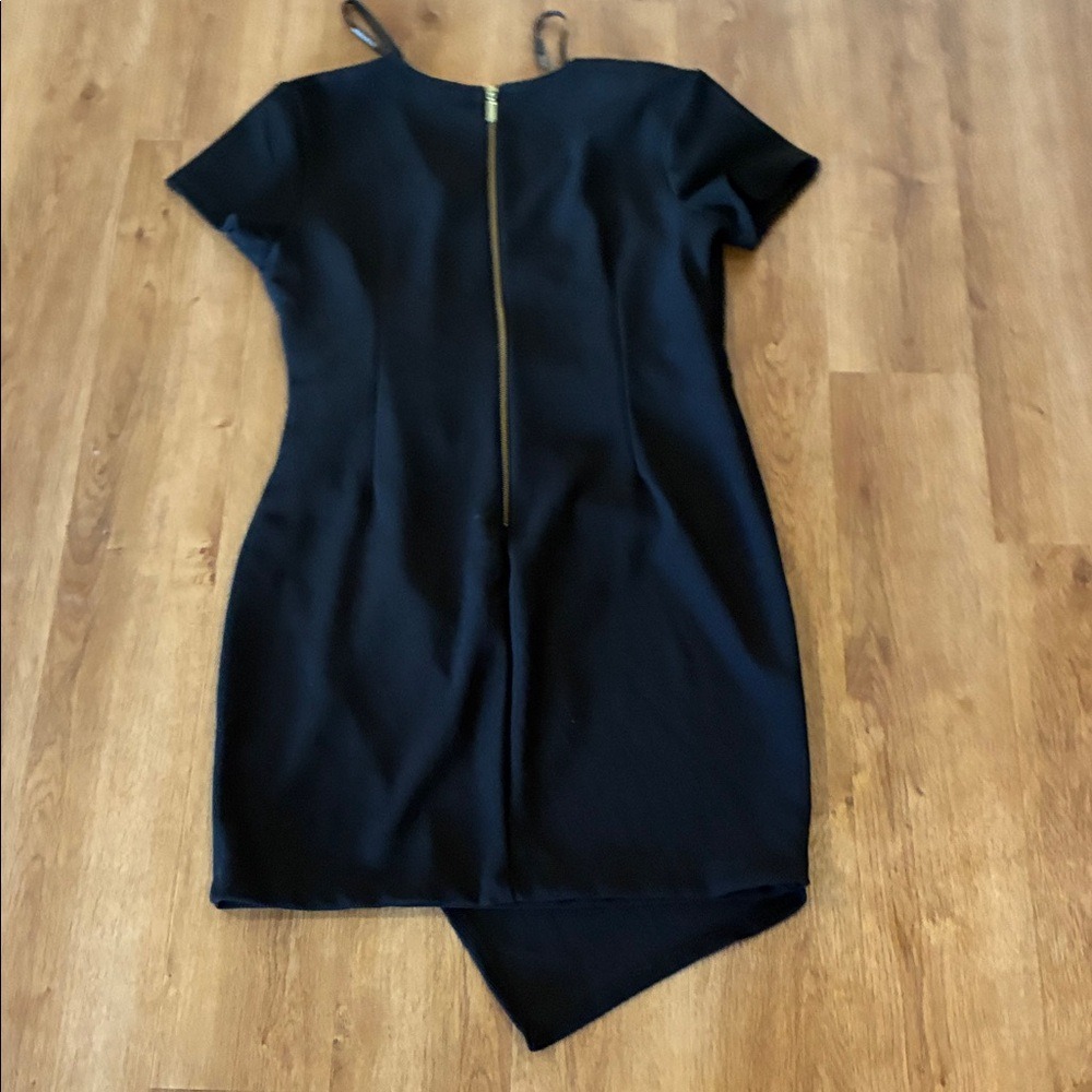 Bisou Bisou Asymmetrical Black Dress‎ - Picture 7 of 8